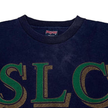 Load image into Gallery viewer, Vintage Jansport Saint Leo College “Monarchs” Souvenir Graphic Navy Blue T-Shirt