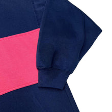 Load image into Gallery viewer, Vintage 90’s LIVE COVERAGE Colour Block Embroidered Spellout 1/4 Zip Pullover Sweatshirt