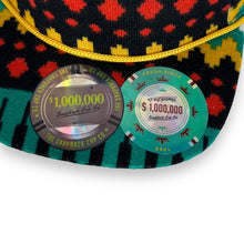 Load image into Gallery viewer, Deadstock Vintage 90's THE SNAPBACK CAP CO. "Fresh" Jacquard Navajo Patterned Embroidered Baseball Cap