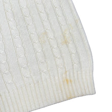 Load image into Gallery viewer, Vintage COVER POINT Classic Essential Chunky Cable Knit Acrylic V-Neck Sweater Jumper