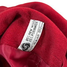 Load image into Gallery viewer, Vintage 90's FEMINELLA Made In England Heavy Wool Red Over Coat