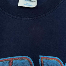 Load image into Gallery viewer, Vintage M&O Knits (2001) NFL SUPER BOWL XXXV "Giants Vs. Ravens" Football Logo Spellout Graphic T-Shirt