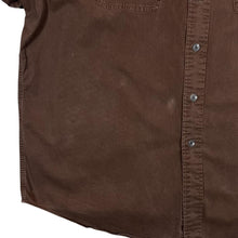 Load image into Gallery viewer, Early 00's POLO RALPH LAUREN Brown Suede Leather Elbow Patch Long Sleeve Cotton Shirt