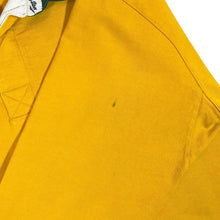 Load image into Gallery viewer, Vintage Cotton Traders "Australia Rugby" Wallabies Yellow Long Sleeve Polo Shirt