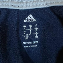 Load image into Gallery viewer, ADIDAS Three Stripe Mini Logo Navy Blue Open Leg Sweatpants Tracksuit Bottoms