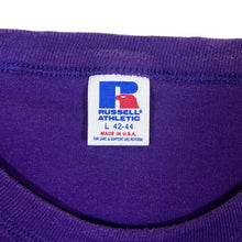 Load image into Gallery viewer, Vintage 90's Russell Athletic BROOK ACES Basketball Graphic Purple Single Stitch T-Shirt
