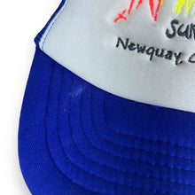 Load image into Gallery viewer, FAT WILLY'S SURF SHACK "Newquay, Cornwall" Surfer Embroidered Mesh Baseball Cap