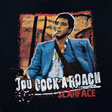 Load image into Gallery viewer, Early 00's SCARFACE "Make Way For The Bad Guy" Al Pacino Gangster Cult Movie Spellout Graphic T-Shirt