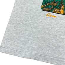 Load image into Gallery viewer, Vintage 90's MACHU PICCHU Patterned Neckline Souvenir Spellout Graphic Single Stitch T-Shirt