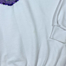 Load image into Gallery viewer, Vintage Whistler Embroidered Spellout Patterned Collar White Crewneck Sweatshirt
