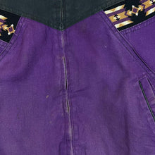 Load image into Gallery viewer, Vintage 90’s CANYON GUIDE Made In USA Blanket Stripe Lined Aztec Bomber Jacket