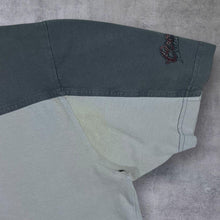Load image into Gallery viewer, Early 00's Coors Beer Logo Grey Colour Block Short Sleeve Distressed T-Shirt