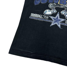 Load image into Gallery viewer, Vintage Starter (1994) NFL DALLAS COWBOYS "Riding Roughshod" Taz Looney Tunes Football Graphic T-Shirt