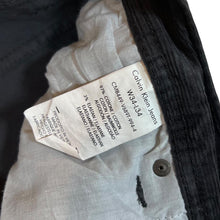 Load image into Gallery viewer, CALVIN KLEIN CK JEANS Charcoal Black Corduroy Cord Straight Leg Trousers