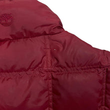 Load image into Gallery viewer, Early 00's TIMBERLAND Duck Down Feather Fill Reversible Black Red Padded Puffer Jacket