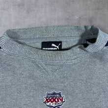 Load image into Gallery viewer, Vintage Puma NFL Super Bowl XXXIV (2000) Emroidered Football Grey Sweatshirt