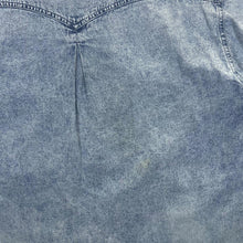 Load image into Gallery viewer, Vintage John Baner Cowboy Western Acid Wash Blue Denim Popper Long Sleeve Shirt