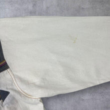 Load image into Gallery viewer, Vintage DeSigner's Club Cowboy Western Embroidered Cream Grey Cotton Long Sleeve Shirt