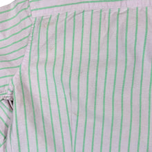 Load image into Gallery viewer, RALPH LAUREN "Slim Fit" Mini Logo Pink Green Striped Long Sleeve Button-Up Shirt