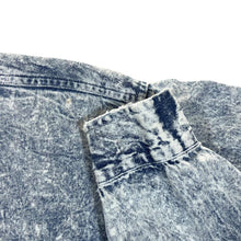 Load image into Gallery viewer, Vintage 90's Traffic Acid Wash Blue Denim Long Sleeve Cotton Shirt