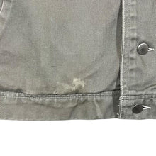 Load image into Gallery viewer, Vintage 90's MARLBORO Flannel Lined Leather Collared Denim Trucker Jacket