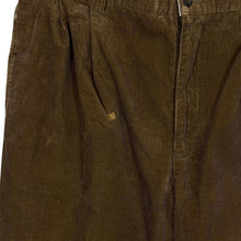 Load image into Gallery viewer, Early 00's POLO RALPH LAUREN Classic Brown Corduroy Cord Straight Leg Turn-Up Trousers