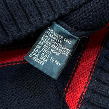 Load image into Gallery viewer, POLO RALPH LAUREN Embroidered Mini Logo Striped 1/4 Zip Pullover Knit Sweater Jumper