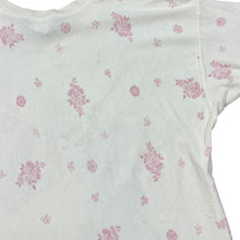 Load image into Gallery viewer, Vintage 90's BEST AMERICAN CLOTHING CO. Floral All-Over Print Spellout Graphic Cropped Sleeve T-Shirt
