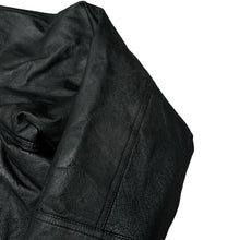 Load image into Gallery viewer, Early 00's FOR MEN Classic Genuine Real Black Leather Jacket