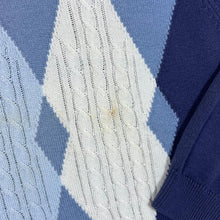Load image into Gallery viewer, Vintage ST MICHAEL Marks & Spencer Argyle Check Golf Sweater Jumper