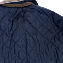 Load image into Gallery viewer, Early 00's POLO RALPH LAUREN Corduroy Collared Suede Panel Lightly Padded Quilted Hunting Country Jacket