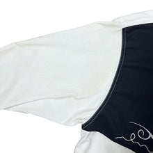 Load image into Gallery viewer, Vintage Cowboy Western Embroidered Black White Colour Block Long Sleeve Shirt