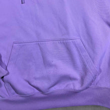 Load image into Gallery viewer, Adidas Logo Tape Sleeve Mini Spellout Purple Pullover Hoodie