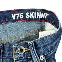 Load image into Gallery viewer, VANS &quot;V76 Skinny&quot; Classic Blue Denim Skater Skinny Fit Jeans
