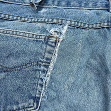 Load image into Gallery viewer, CARHARTT Regular Fit Straight Leg Distressed Worker Blue Denim Jeans