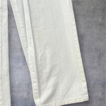 Load image into Gallery viewer, Vintage 90's F. By Faconnable Classic Cream Cotton Denim Mom Jeans