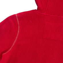 Load image into Gallery viewer, NFL SAN FRANCISCO 49ERS Embroidered Logo Spellout Fleece Lined Red Zip Hoodie