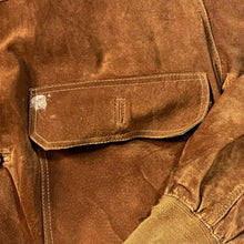 Load image into Gallery viewer, Vintage 90's KATY PEL Classic Brown Genuine Real Suede Leather Button Bomber Jacket