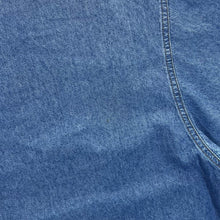 Load image into Gallery viewer, Vintage Stockerpoint Cowboy Western Blue Denim Collarless Grandad Long Sleeve Shirt