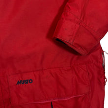 Load image into Gallery viewer, Vintage MUSTO SNUGS Polartec Classic Red Fleece Lined Windbreaker Jacket