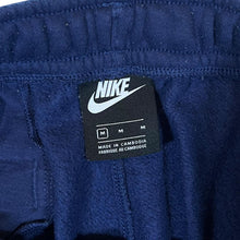 Load image into Gallery viewer, NIKE Classic Embroidered Mini Swoosh Logo Navy Blue Sweatpants Joggers