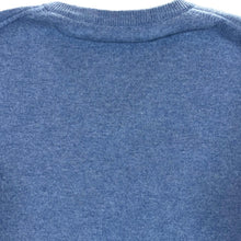 Load image into Gallery viewer, Early 00's POLO RALPH LAUREN Classic Merino Wool Blue Knit V-Neck Sweater Jumper