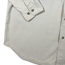 Load image into Gallery viewer, Vintage John Baner Cowboy Western Beige Blue Cotton Long Sleeve Shirt