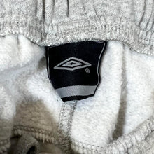 Load image into Gallery viewer, Early 00's UMBRO Classic Embroidered Mini Logo Grey Sweatpants Joggers Bottoms