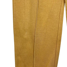 Load image into Gallery viewer, NIKE Classic Embroidered Mini Swoosh Front Pleated Logo Yellow Sweatpants Joggers