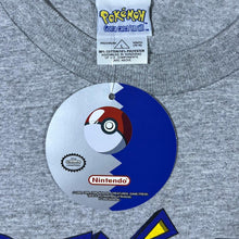Load image into Gallery viewer, Vintage Nintendo Pokemon (1999) “Catch ‘Em All!” Pikachu Grey T-Shirt