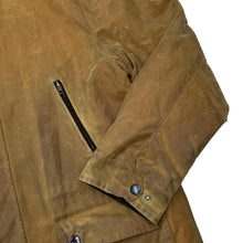 Load image into Gallery viewer, JAMES AUBREY HERITAGE British Millerain Union Jack Lined Wax Country Farmers Jacket