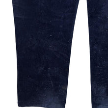 Load image into Gallery viewer, Early 00's POLO RALPH LAUREN "Classic Fit" Navy Blue Corduroy Cord Straight Leg Trousers