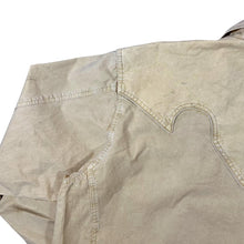 Load image into Gallery viewer, Vintage Stars & Stripes Cowboy Western Pale Yellow Popper Long Sleeve Shirt