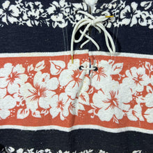 Load image into Gallery viewer, Vintage 90's A&K Collection Hawaiian Floral Surfer Patterned Lace Neck Sweatshirt Top
